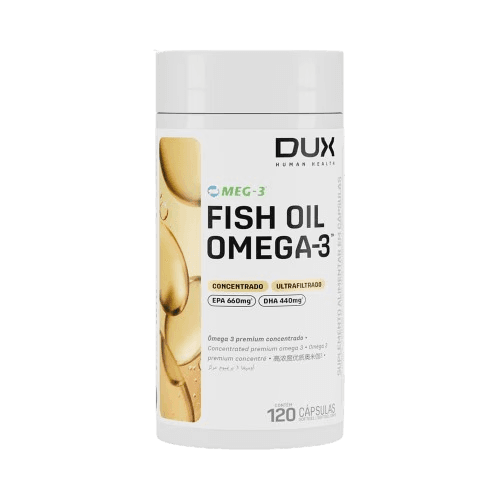 Ômega 3 ultra concentrado DHA 440mg+ EPA 660mg MEG-3 - 120 cápsulas