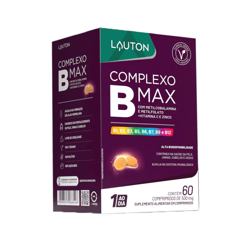 Complexo B Max - 60 Comprimidos